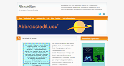 Desktop Screenshot of ilblog.abbracciodiluce.it