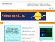 Tablet Screenshot of ilblog.abbracciodiluce.it